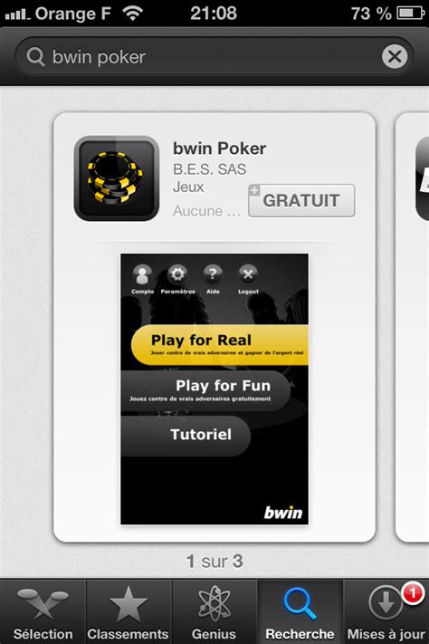 telecharger bwin poker android